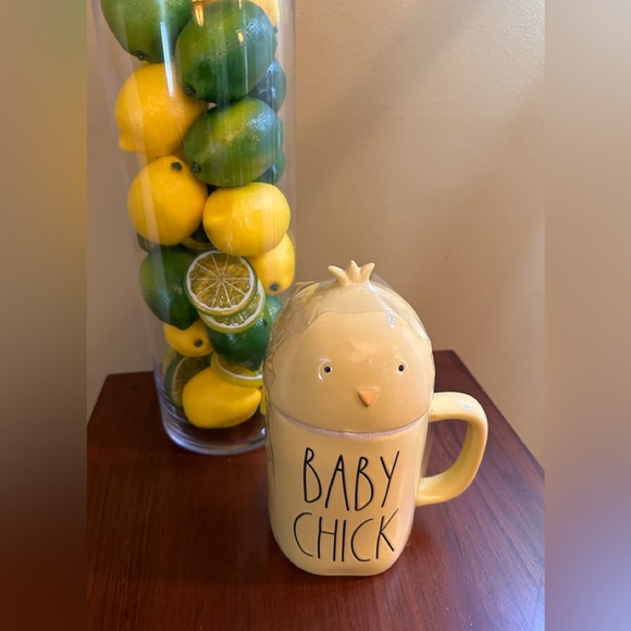 Yellow Baby Chick Mug With Baby Chick Topper - N w/o T - Picture 3 of 7